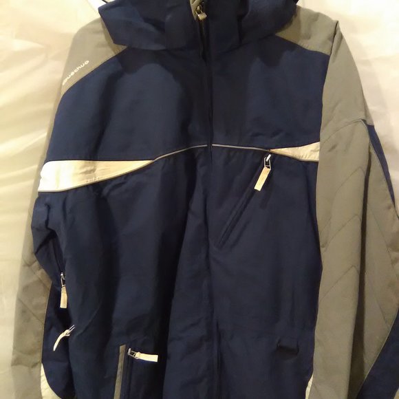 Decathlon Quechua Men's Hooded Winter/Ski Jacket Color Navy/Gray Size XL - Picture 8 of 8